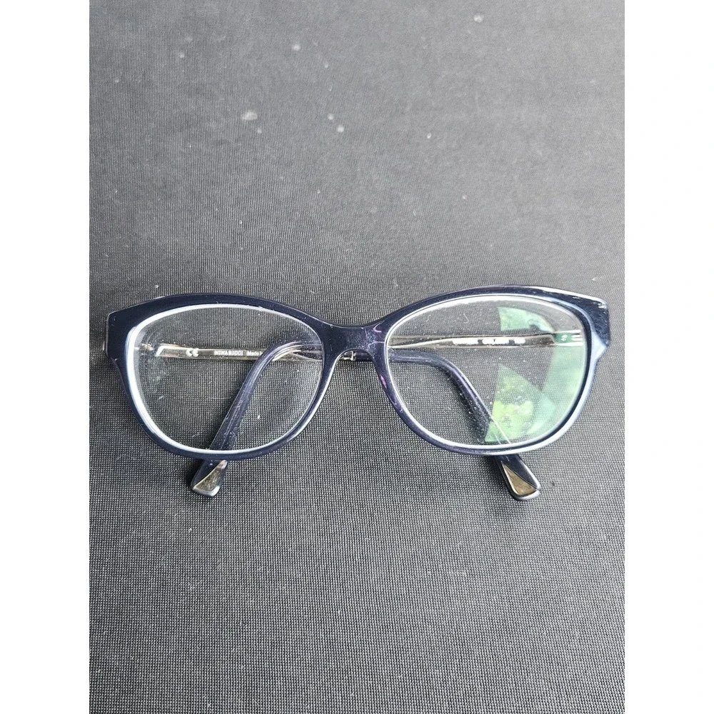 Nina Ricci VNR103K Eyeglasses Frames 52-16-135 Navy Cat Eye Womens Frames Only